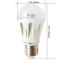 E26 Screw Base solar led bulb dc 12 Volt AC/DC 4 Watt RV Camper Marine Low Voltage LED Light Bulb, Warm White 2700-3000K